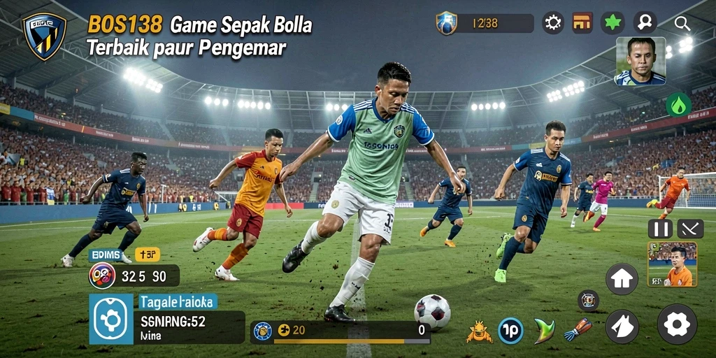 Gameplay mendebarkan di lapangan hijau dengan BOS138.
