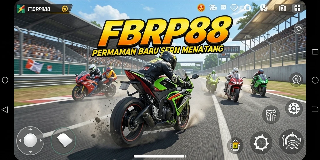 Gameplay balap motor yang seru dan kompetitif di FBRP88.