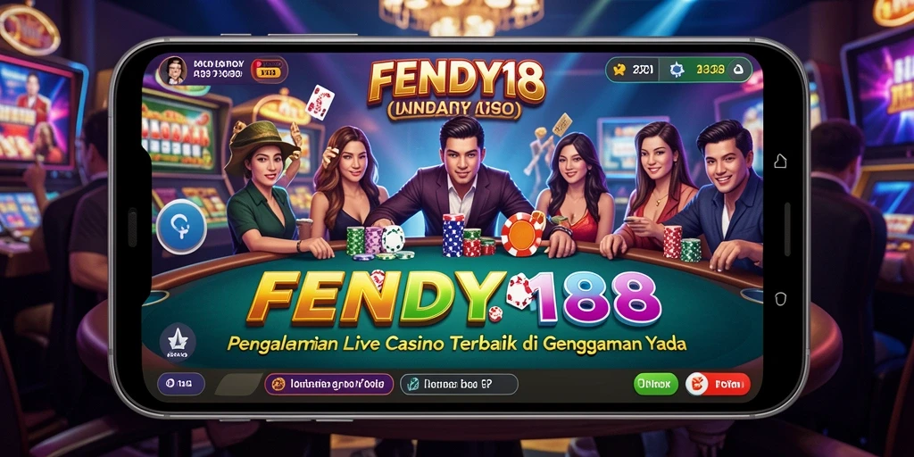 Tampilan gameplay Live Casino yang mendebarkan di FENDY188.