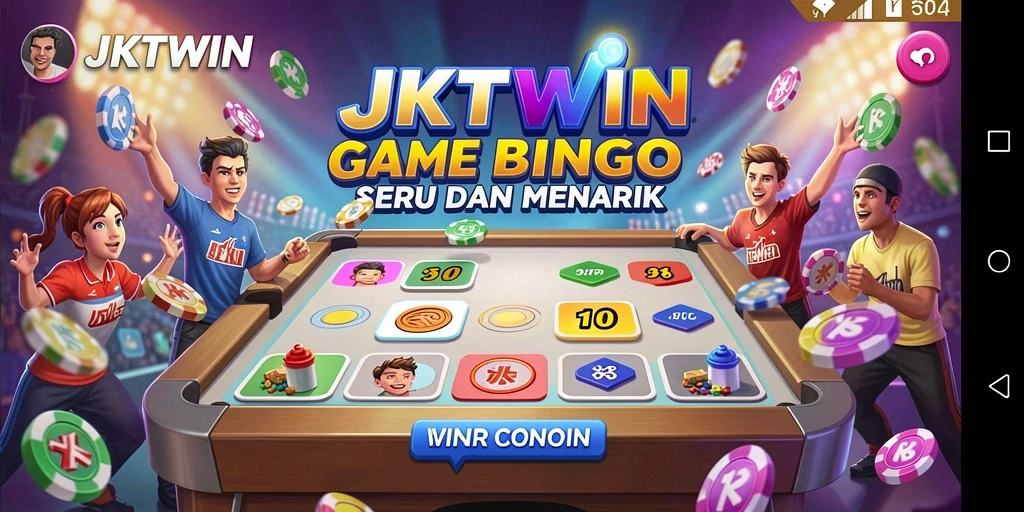 Screenshot JKTWIN menampilkan gameplay Bingo yang mengasyikkan.