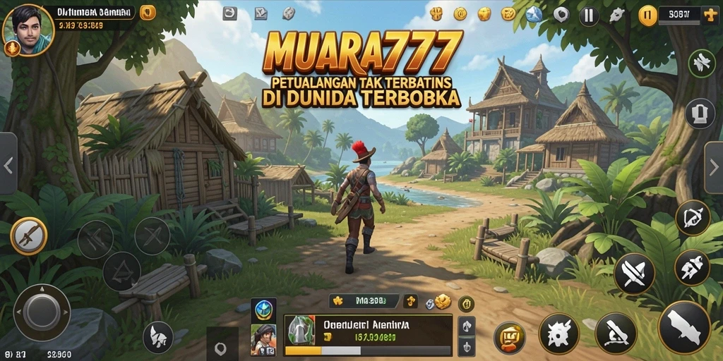 Tampilan gameplay MUARA777 yang menakjubkan di dunia terbuka.