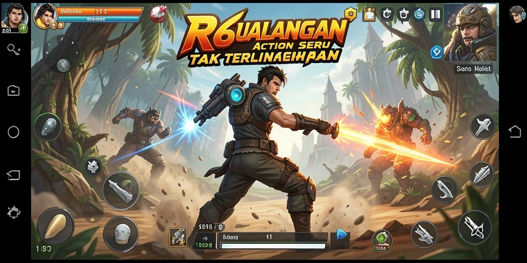 Screenshot R6R6 menampilkan aksi menegangkan dalam gameplay.