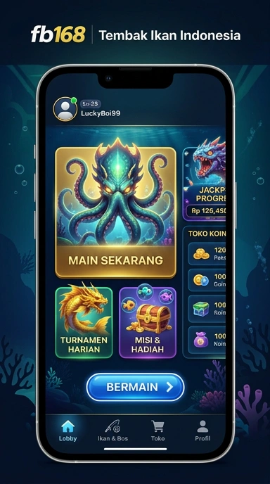 Tampilan antarmuka pengguna fb168 yang menarik dan mudah dinavigasi.